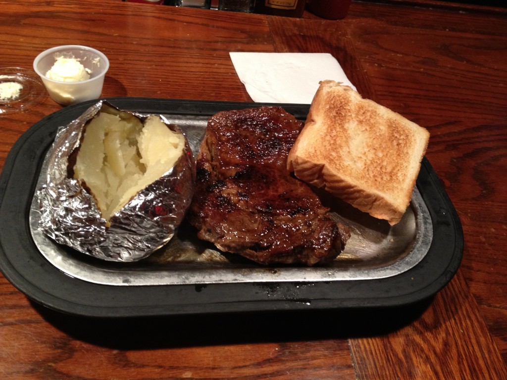 steak and potato
